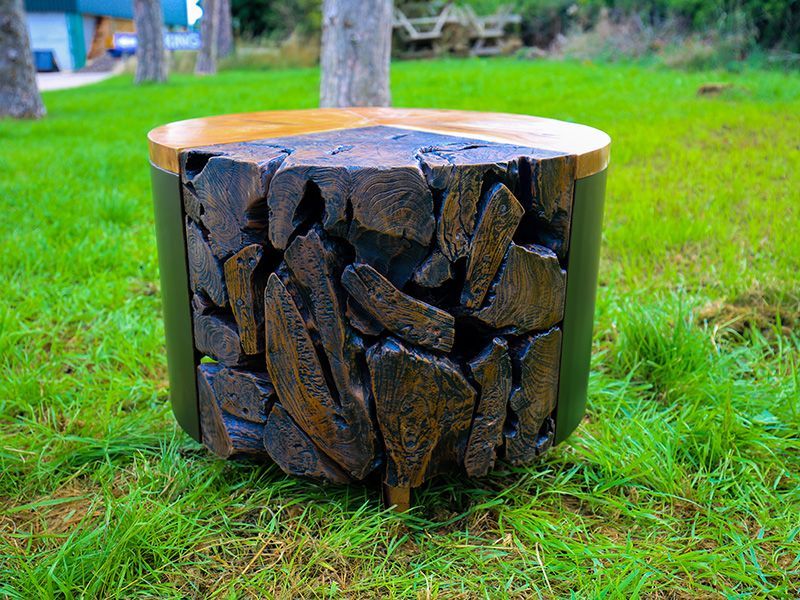 Triton Side Table Large -Garden Furniture Centre-Root,MidInstock,instock,MidRange,Side Table,Indoor Dining,Teak Garden Furniture,Reclaimed Furniture,Tables,Teak Tables-{collection_title}