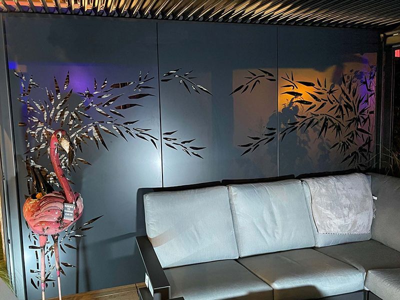 Galaxy Tropical Panel End-Garden Furniture Centre-HighRange,Gazebos,The Galaxy Gazebo Range,Galaxy Louvered Roof Gazebo Range,Galaxy Gazebo Range Ranges,Accessories,Galaxy Range Gazebos-{collection_title}