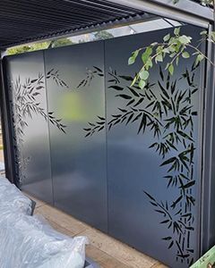 Galaxy Tropical Panel End-Garden Furniture Centre-HighRange,Gazebos,The Galaxy Gazebo Range,Galaxy Louvered Roof Gazebo Range,Galaxy Gazebo Range Ranges,Accessories,Galaxy Range Gazebos-{collection_title}