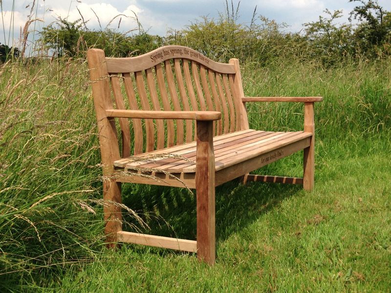 Turnberry 1.5m Bench-Garden Furniture Centre-MidInstock,instock,MidRange,Active,park benches,Benches,Outdoor Furniture,Memorial Benches,Teak,Teak Benches-{collection_title}