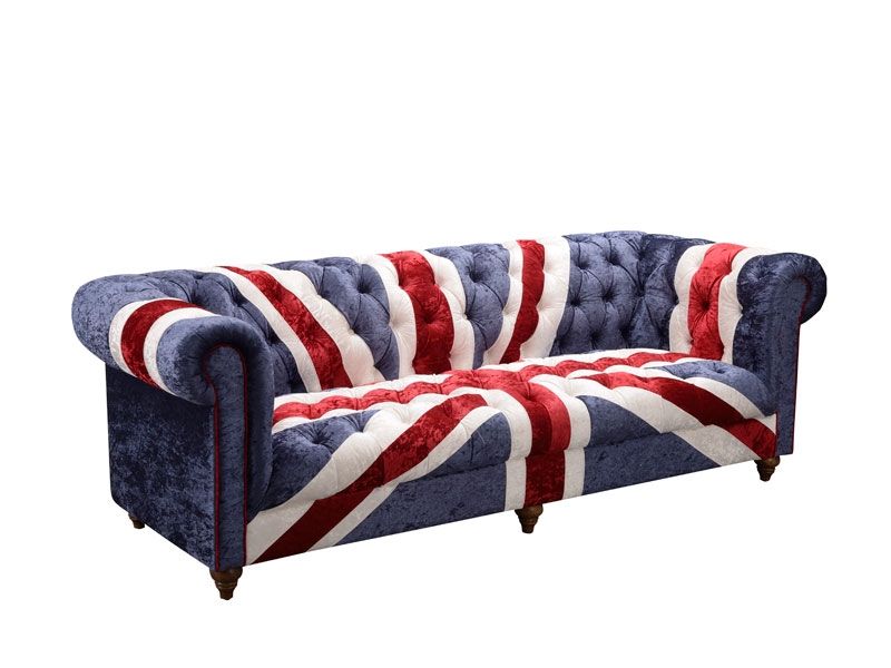 Union Jack Three Seater Sofa