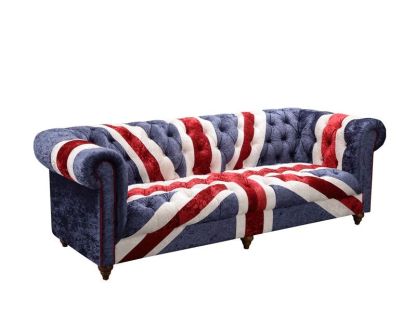 Union Jack Three Seater Sofa