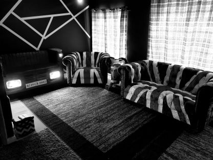 Union Jack Three Seater Sofa