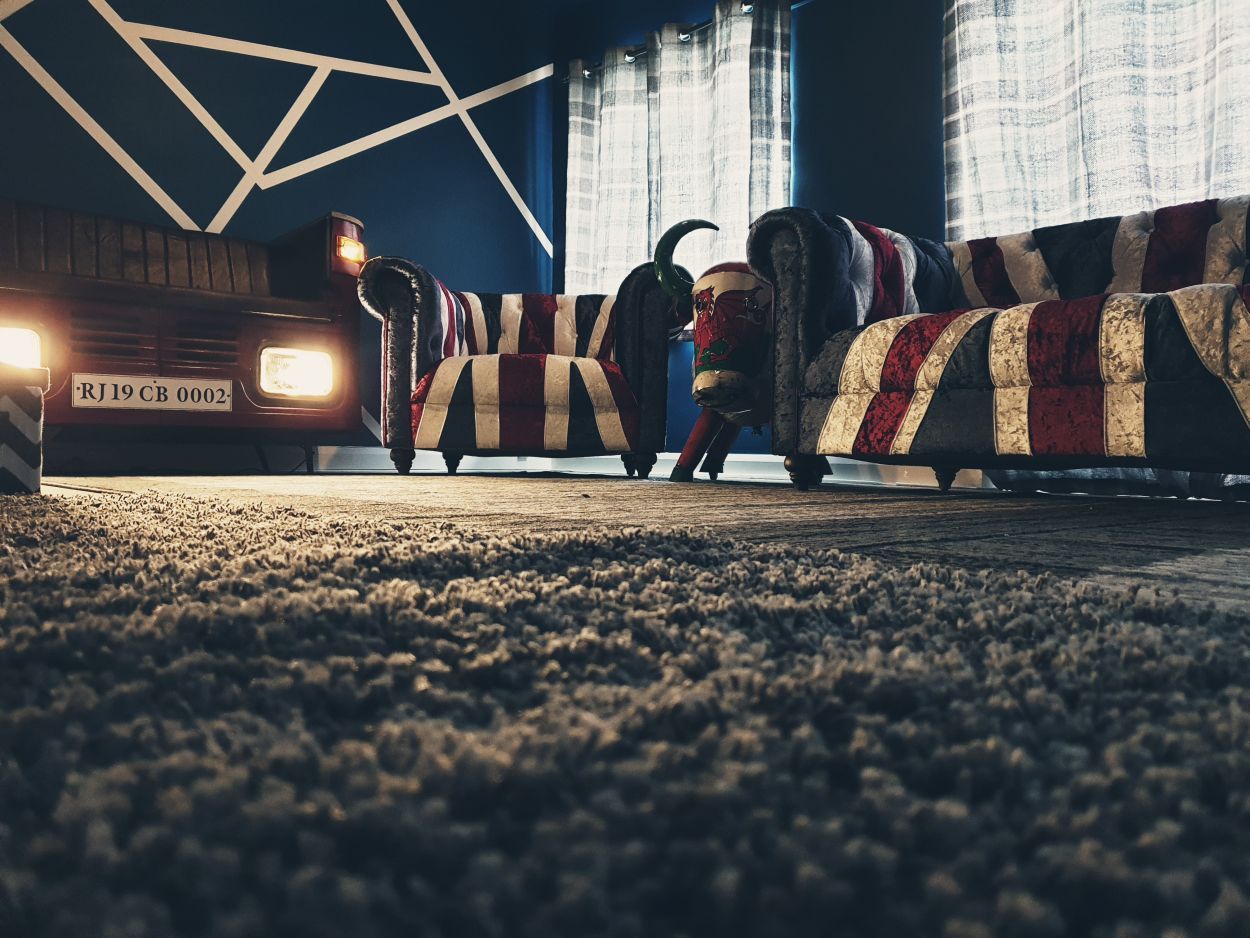 Union Jack Three Seater Sofa