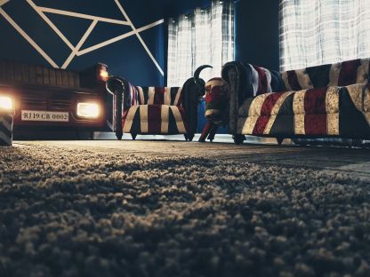 Union Jack Three Seater Sofa