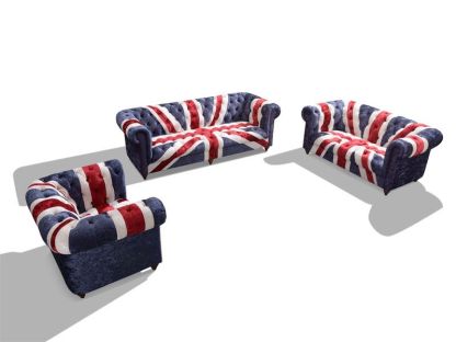 Union Jack Three Seater Sofa