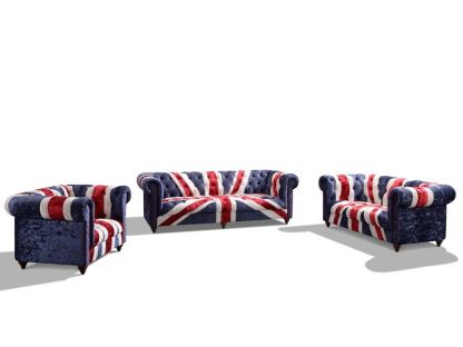 Union Jack Three Seater Sofa