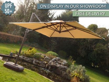 Roma 3m Square | Cantilever Parasol