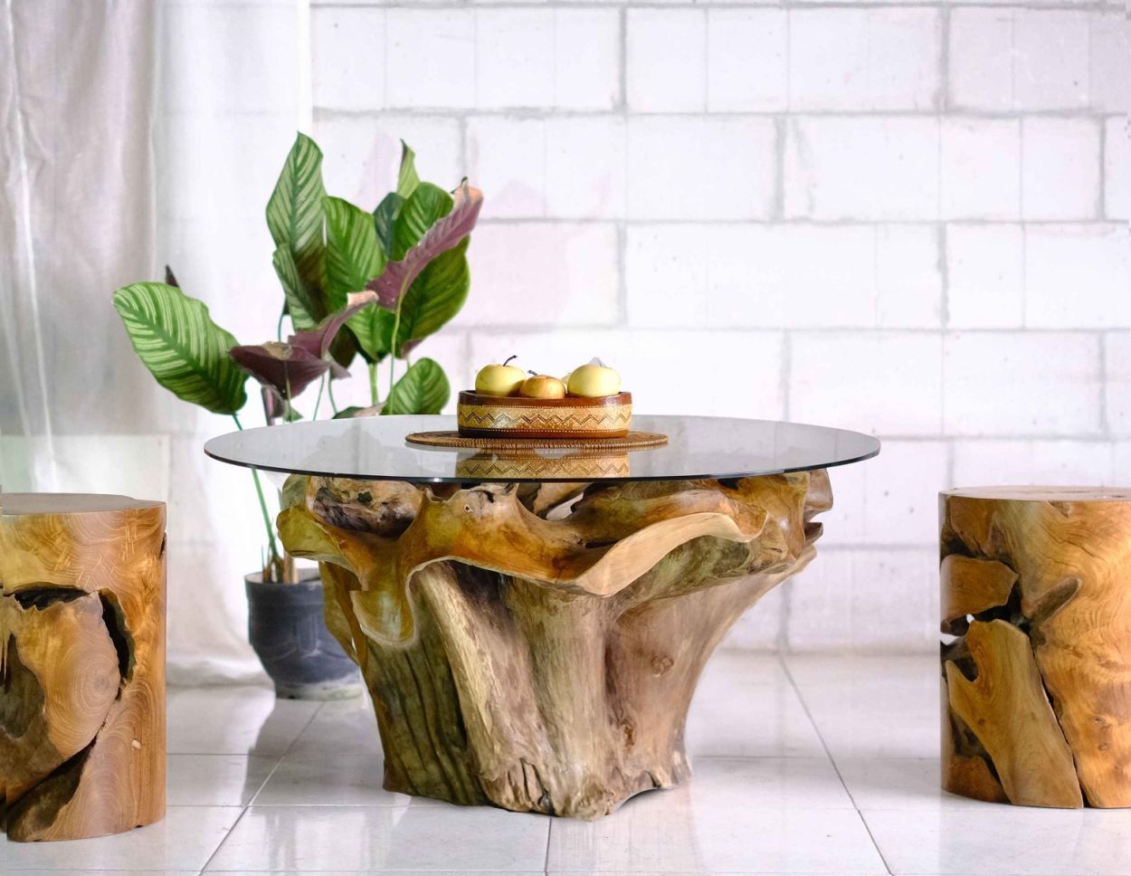 Vale Root Coffee Table -Garden Furniture Centre-Root,MidInstock,instock,MidRange,Coffee Table,Reclaimed Furniture,Teak,Tables,Teak Tables,Indoor Accessories-{collection_title}