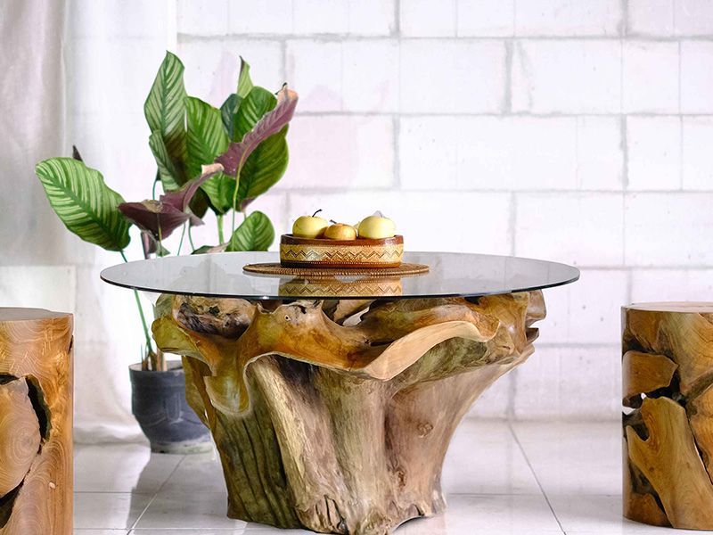 Vale Root Coffee Table -Garden Furniture Centre-Root,MidInstock,instock,MidRange,Coffee Table,Reclaimed Furniture,Teak,Tables,Teak Tables,Indoor Accessories-{collection_title}