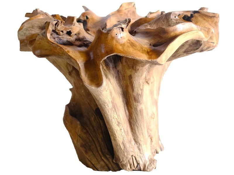 Vale Root Dining Table -Garden Furniture Centre-Root,HighRange,Dining Table,Indoor Dining,Showroom exdis,Indoor Dining Conservatory,Reclaimed Furniture,Teak,Tables,Teak Tables-{collection_title}