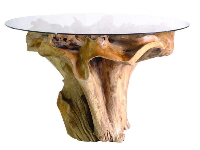 Vale Root Dining Table -Garden Furniture Centre-Root,HighRange,Dining Table,Indoor Dining,Showroom exdis,Indoor Dining Conservatory,Reclaimed Furniture,Teak,Tables,Teak Tables-{collection_title}