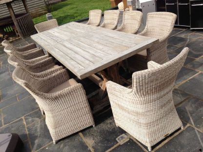 Valencia 10 Chair Dining Set 