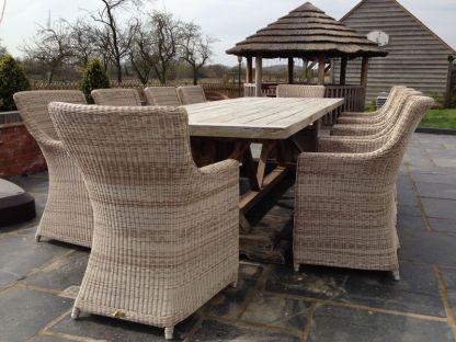 Valencia 10 Chair Dining Set 