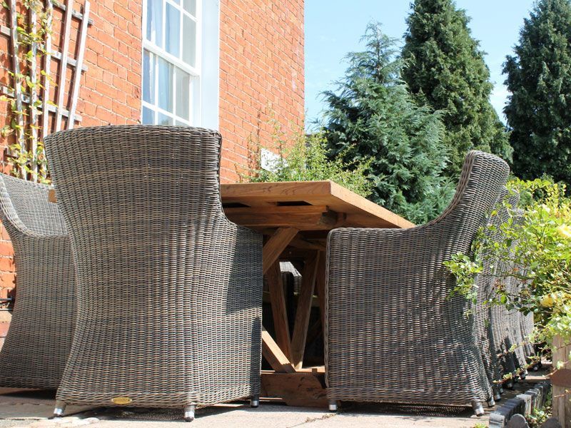 Valencia 12 Chair Dining Set-Garden Furniture Centre-HighRange,Reclaimed Furniture,Rattan,Tables,Dining Set,Teak,Outdoor Dining-{collection_title}