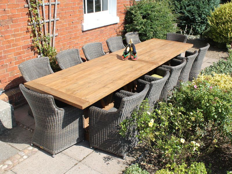 Valencia 12 Chair Dining Set