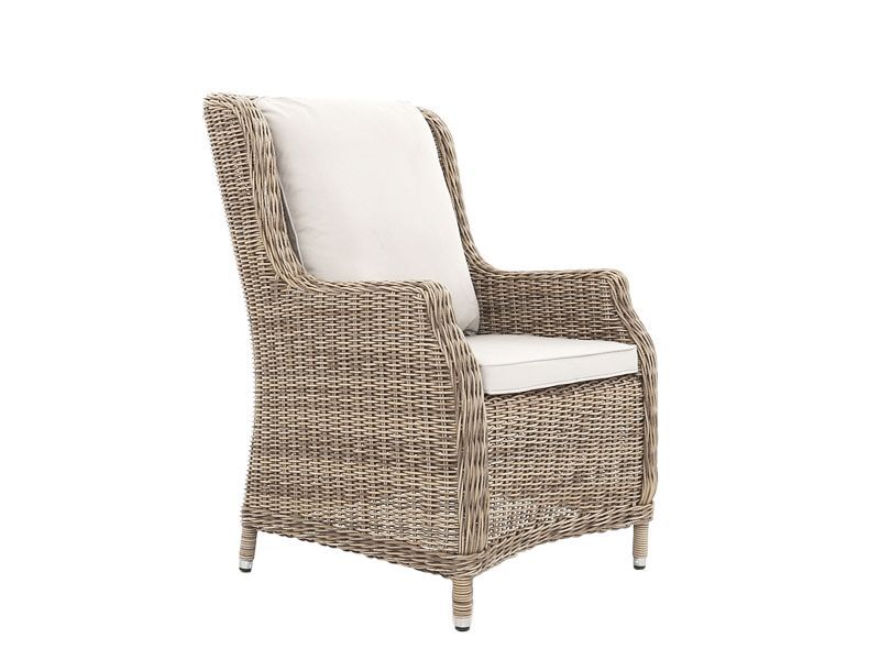 Dining Armchair Round 4-Seater Set-Garden Furniture Centre-HighRange,Rattan,Tables,Dining Set,Outdoor Furniture,Rattan Furniture,Outdoor Dining-{collection_title}