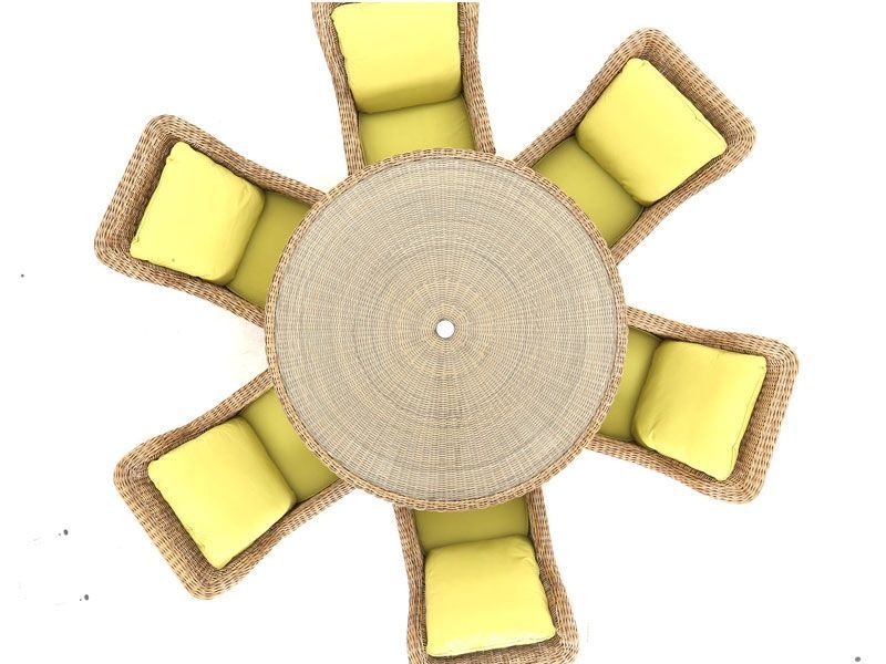 High Back 6 Chair Dining Set-Garden Furniture Centre-HighRange,Rattan,Tables,Dining Set,Rattan Furniture,Outdoor Dining-{collection_title}