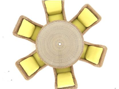 High Back 6 Chair Dining Set