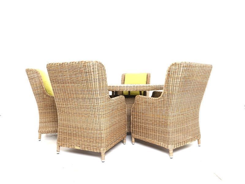 High Back 6 Chair Dining Set-Garden Furniture Centre-HighRange,Rattan,Tables,Dining Set,Rattan Furniture,Outdoor Dining-{collection_title}