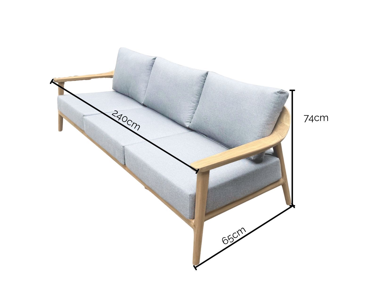 Veluta Curve 3 Seater Sofa suite | FSC® Certified