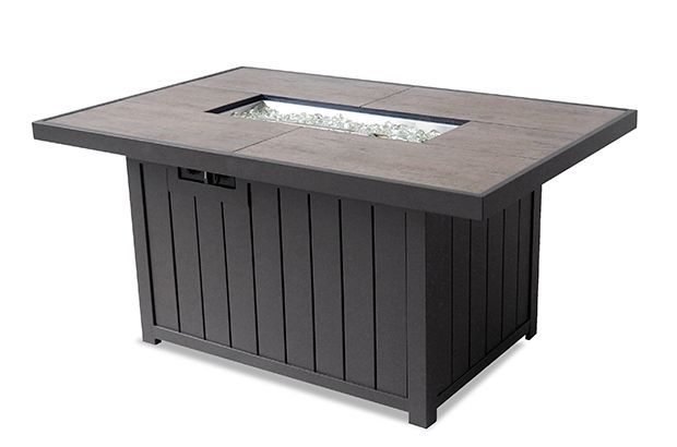 Rectangular Firepit Table