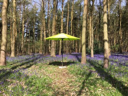 Verona Parasol with USB Charger & LED Lights 
