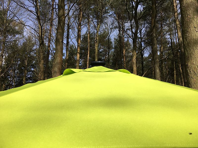 Verona Parasol with USB Charger & LED Lights 