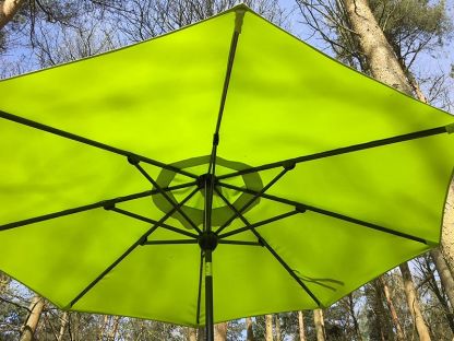 Verona Parasol with USB Charger & LED Lights 