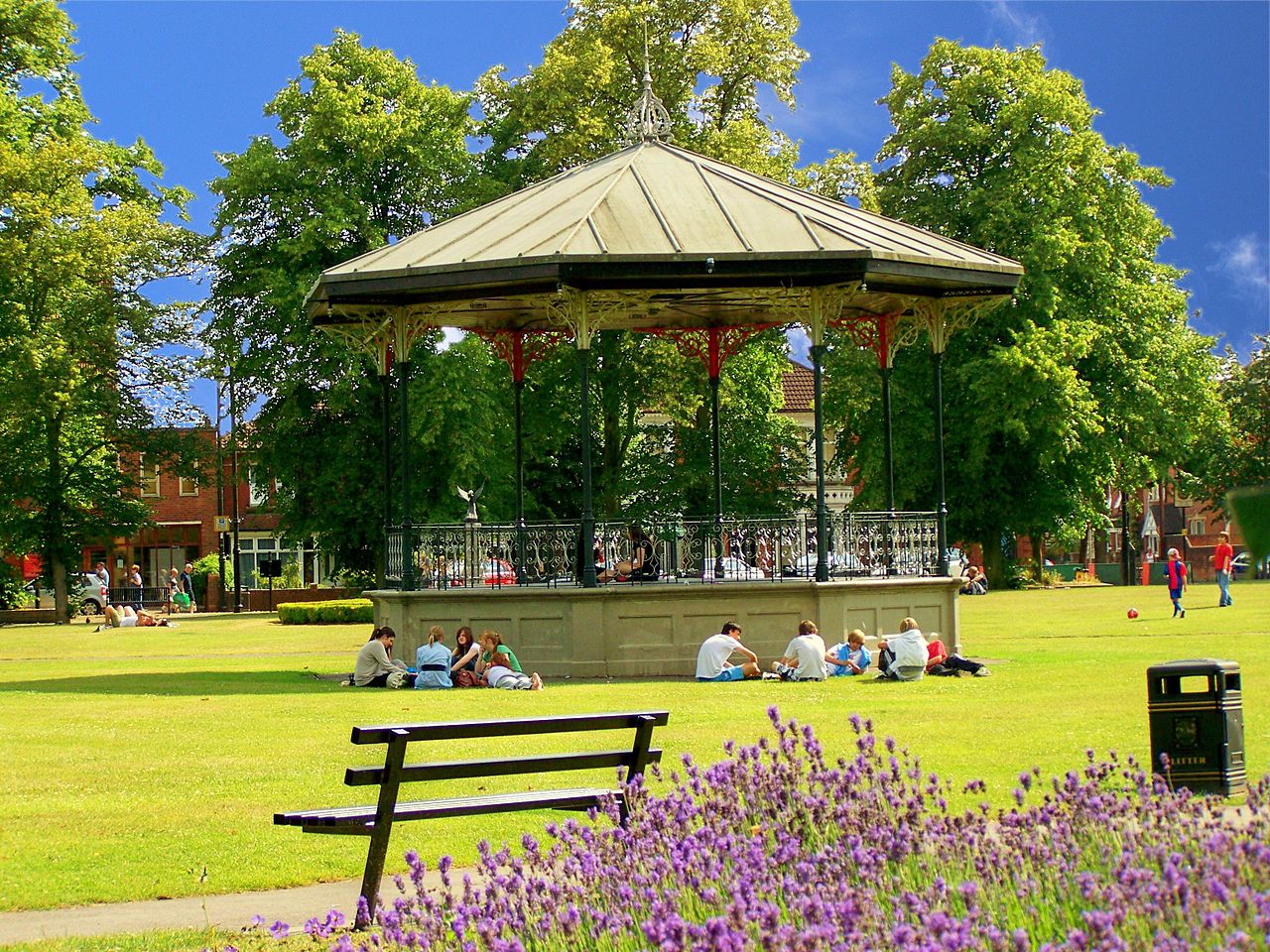 A Victorian bandstand In Eastleigh Hampshire, Copyright to Marek69