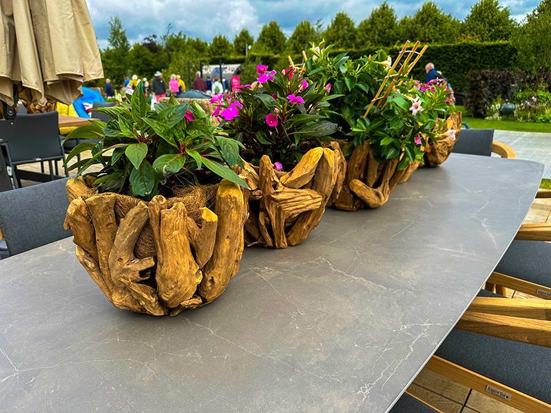 Reclaimed Teak Villa Bowl -Garden Furniture Centre-Ornaments,Root,48Hour Dispatch,LowRange,Under 100,Conservatory,Reclaimed Furniture,Indoor Accessories,Teak,Ornaments Accessories,Accessories,Teak Accessories,Accessories Gazebos-{collection_title}