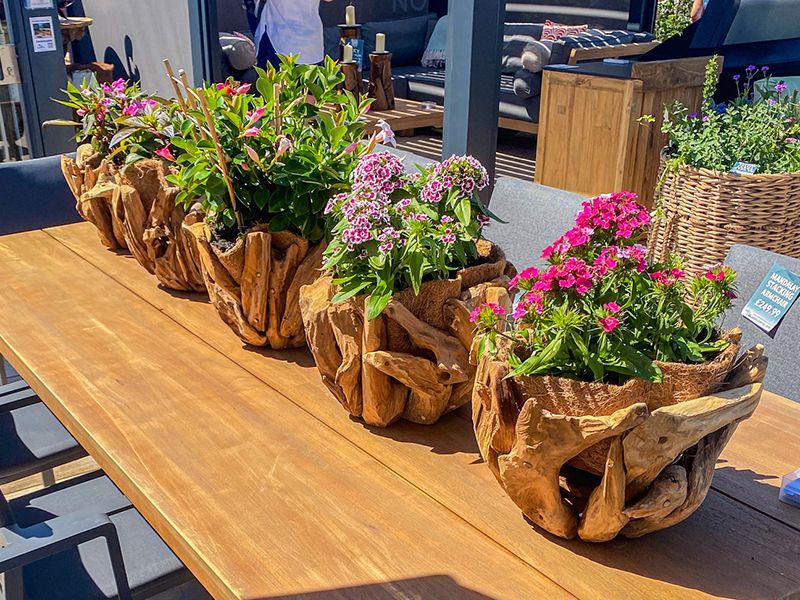 Reclaimed Teak Villa Bowl -Garden Furniture Centre-Ornaments,Root,48Hour Dispatch,LowRange,Under 100,Conservatory,Reclaimed Furniture,Indoor Accessories,Teak,Ornaments Accessories,Accessories,Teak Accessories,Accessories Gazebos-{collection_title}