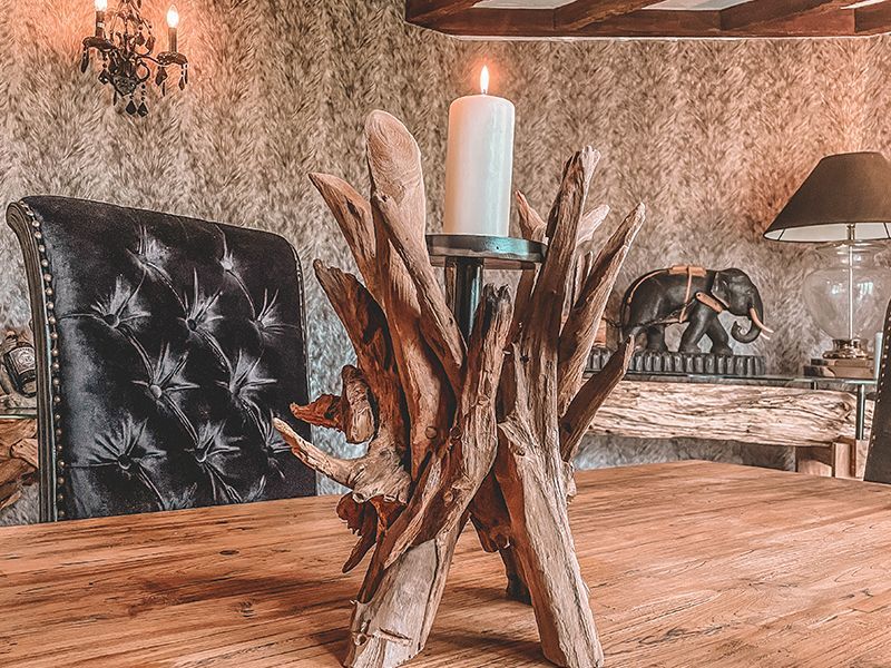 Villa Candle Holder-Garden Furniture Centre-Root,48Hour Dispatch,LowRange,Under 100,Ornaments,Conservatory,Reclaimed Furniture,Indoor Accessories,Ornaments Accessories,Accessories-{collection_title}