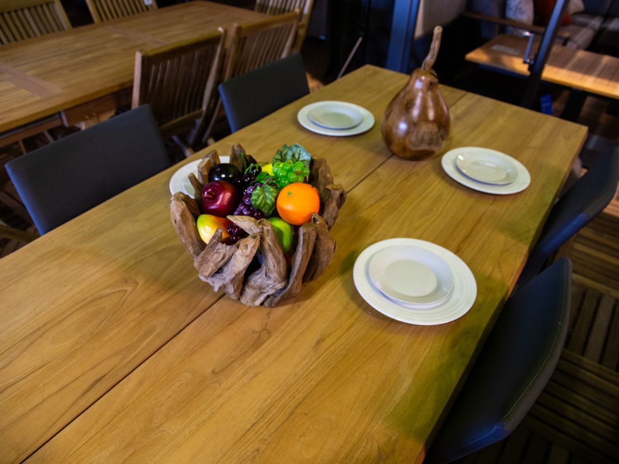 Reclaimed Teak Villa Bowl -Garden Furniture Centre-Ornaments,Root,48Hour Dispatch,LowRange,Under 100,Conservatory,Reclaimed Furniture,Indoor Accessories,Teak,Ornaments Accessories,Accessories,Teak Accessories,Accessories Gazebos-{collection_title}