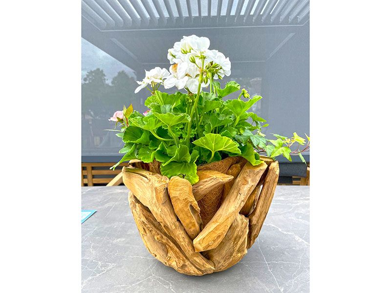 Reclaimed Teak Villa Bowl -Garden Furniture Centre-Ornaments,Root,48Hour Dispatch,LowRange,Under 100,Conservatory,Reclaimed Furniture,Indoor Accessories,Teak,Ornaments Accessories,Accessories,Teak Accessories,Accessories Gazebos-{collection_title}