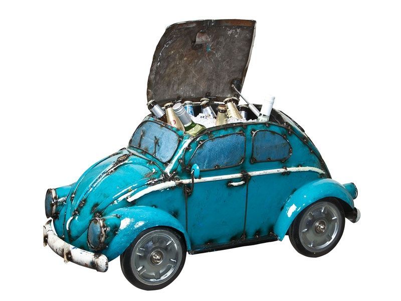 VW Beetle Cooler-Garden Furniture Centre-48Hour Dispatch,MidInstock,instock,MidRange,Ornaments,Accessories,Ranges,Think Outside Range,Metal Garden Ornaments,Novelty Drinks Coolers,Think Outside Range Ranges,Gifts,Ornaments Accessories-{collection_title}