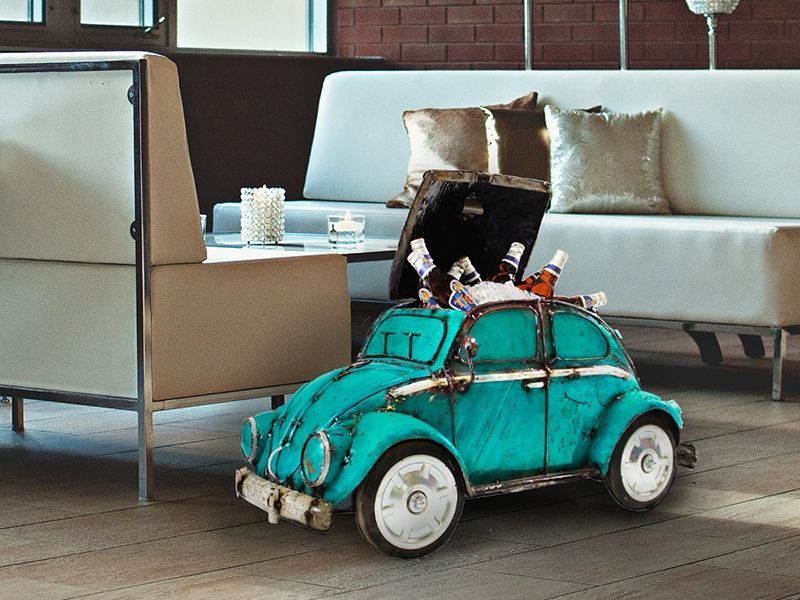 VW Beetle Cooler-Garden Furniture Centre-48Hour Dispatch,MidInstock,instock,MidRange,Ornaments,Accessories,Ranges,Think Outside Range,Metal Garden Ornaments,Novelty Drinks Coolers,Think Outside Range Ranges,Gifts,Ornaments Accessories-{collection_title}
