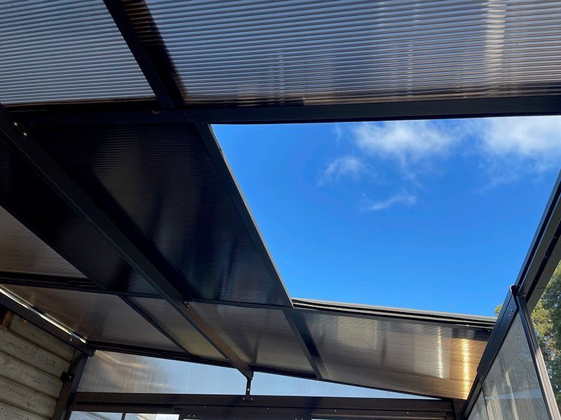 Four Seasons Wall Screen House 3 x 4.8M-Garden Furniture Centre-HighRange,Wall Mounted,Gazebos,Metal Gazebos,All Seasons Gazebos,Wall Mounted Gazebos,All Seasons Gazebo Range,Garden Rooms Gazebos,All Seasons Range,Screenhouse-{collection_title}