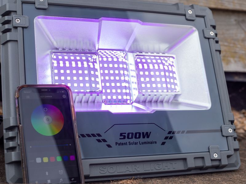 RGB Solar Floodlight 