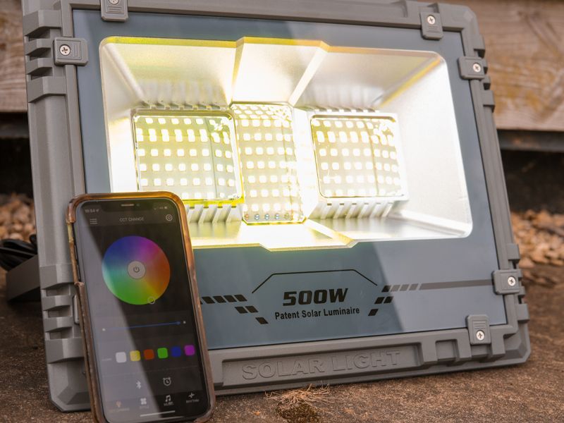 RGB Solar Floodlight -Garden Furniture Centre-48Hour Dispatch,LowRange,Under 100,Accessories,LED Solar Lights,Solar Lights  Solar,Solar Lights-{collection_title}