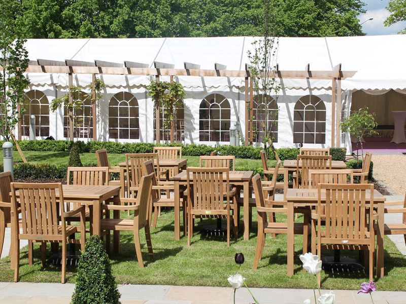 Warwick Square Table Set | FSC® Certified -Garden Furniture Centre-HighRange,Tables,Dining Set,Teak,Outdoor Furniture,Teak Garden Furniture,Outdoor Dining,Autumn & Winter Sale-{collection_title}