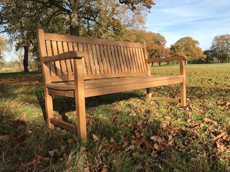 Westminster Bench 1.5m -Garden Furniture Centre-MidInstock,instock,MidRange,Active,park benches,Benches,Outdoor Furniture,Teak Benches Benches,Memorial Benches,Teak,Teak Benches-{collection_title}