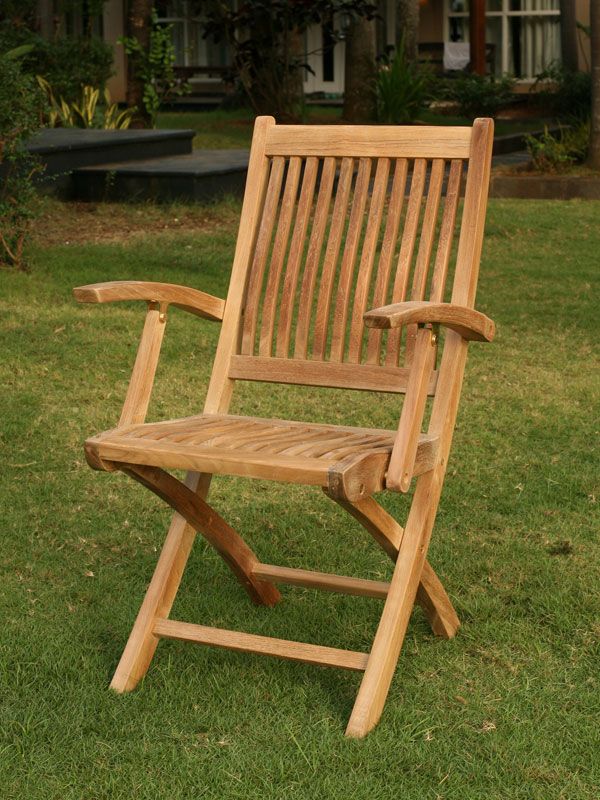 Westminster Folding Armchair-Garden Furniture Centre-LowRange,Dining Chair,Outdoor Furniture,Teak Garden Furniture,Outdoor Dining,Teak,Teak Chairs-{collection_title}