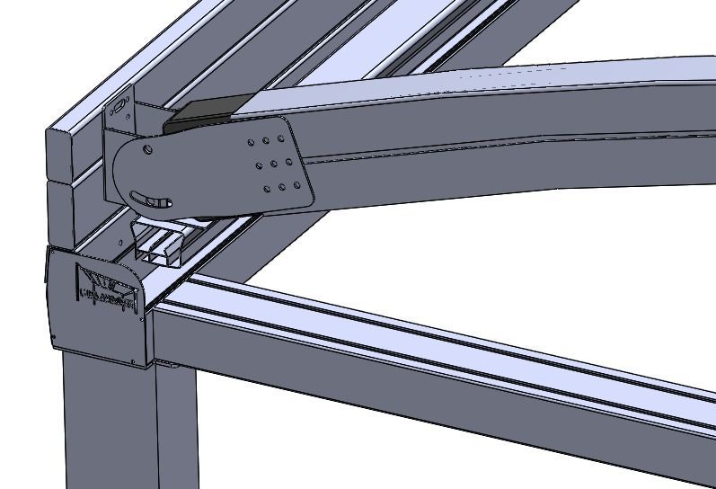 Ex Display Luna Crescent Retractable Awning - 5  X 6M  | Luna Range