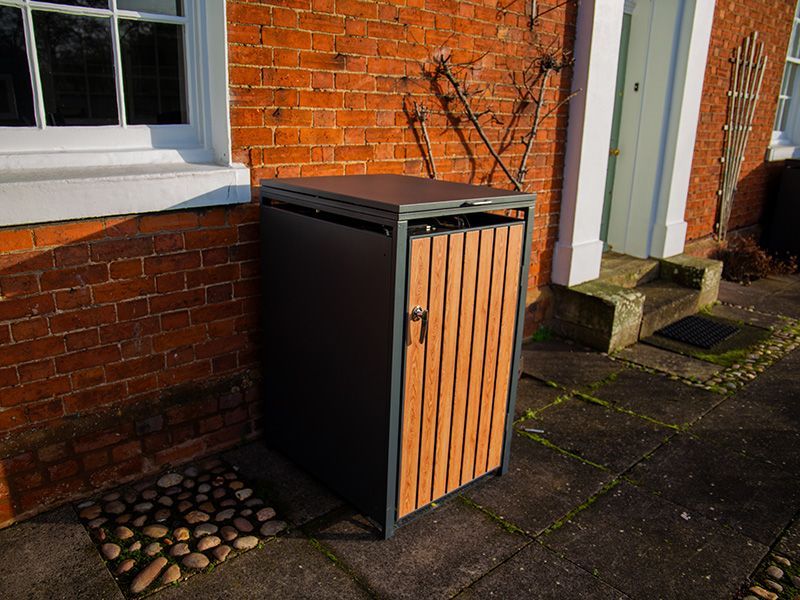  Galvanized Steel Wheelie Bin Cover | Single
