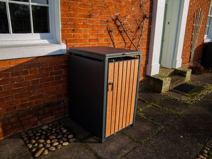  Galvanized Steel Wheelie Bin Cover | Single