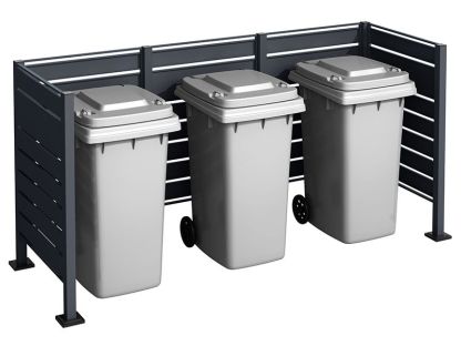 Galvanized Steel Wheelie Bin Screen | Modular | Pre-Order