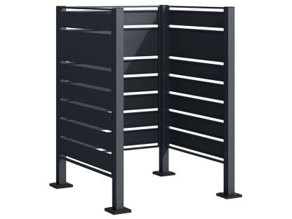 Galvanized Steel Wheelie Bin Screen | Modular | Pre-Order