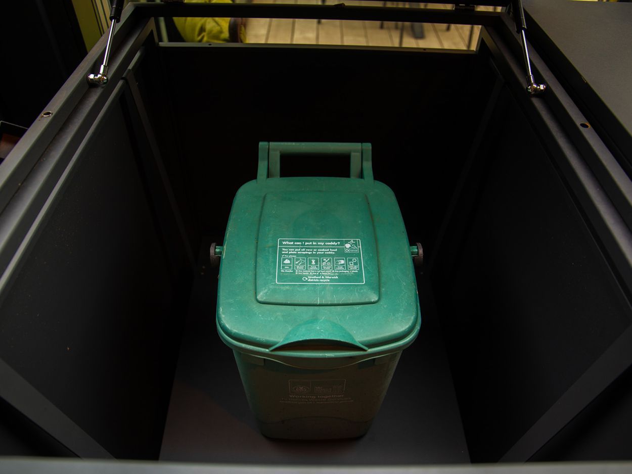 Galvanised Steel Wheelie Bin Shelf