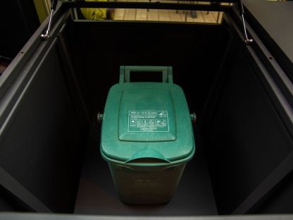 Galvanised Steel Wheelie Bin Shelf